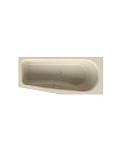Bette BetteLuna baignoire 2750-006 jasmin, 170x75x45cm, pied en pente à gauche