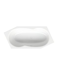 BetteMetric bathtub 6840000P white glaze plus 206 x 90 cm, foot end right