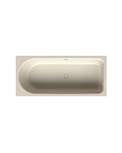 Bette BetteOcean low-line bathtub 8838-001 pergamon, 180x80x38cm, foot end right, overflow at the back