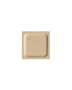 Bette BetteSupra shower tray 5920-003T 90x90x6.5cm, tray support, bahama beige