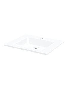 Bette BetteAqua Einbau-Waschtisch A070-004HLW1 60x49,5cm, HLW1, edelweiß