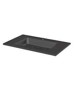 Bette BetteAqua vasque à encastrer A071-401HLW1,PW 80x49,5cm, HLW1,PW, anthracite