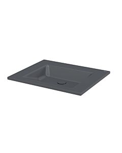 Bette BetteAqua Einbau-Waschtisch A070-400PW 60x49,5cm, PW, raven