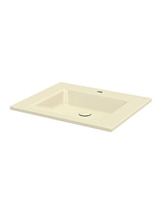 Bette BetteAqua Einbau-Waschtisch A070-441HLW1 60x49,5cm, HLW1, cream