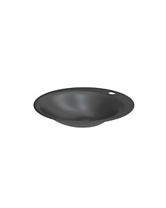 Bette BetteLux Oval built-in washbasin A220-401HLW1 50 x 50 cm, HLW1, anthracite