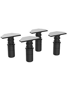 Pied de fixation BetteLevel B57-0420 de 1000 mm ou moins, pour receveur et surface de douche