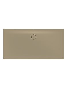 Bette BetteFloor Side zone de douche 3375-417PLUS 160x80cm, glaçure, noisette