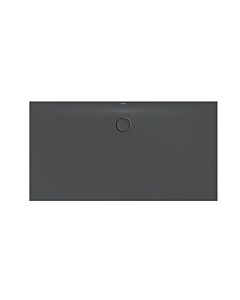 Bette BetteFloor Side zone de douche 3376-400AE 170x90cm, antidérapant / Pro , corbeau