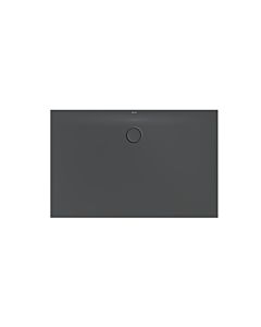 Bette BetteFloor Side zone de douche 3384-400PLUS 140x90cm, glaçure, corbeau