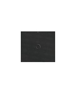 Bette BetteFloor surface de douche 1661-790PLUS 100x90cm, glaçure, Midnight