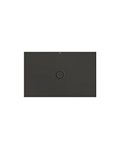 Bette BetteFloor 1671-401PLUS, T1 120x75cm, glaçure, Mini -support de baignoire, anthracite