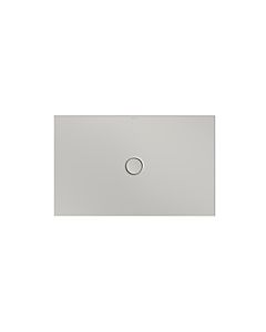 Bette BetteFloor 1671-410PLUS, T1 120x75cm, glaçure, Mini -support de baignoire, argent