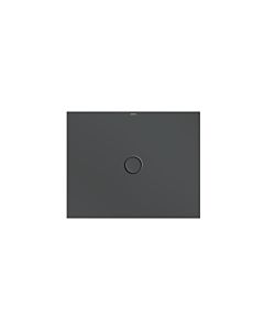 Bette BetteFloor Duschfläche 5491-400PLUS,T1 100x80cm, Glasur, Mini-Wannenträger, raven