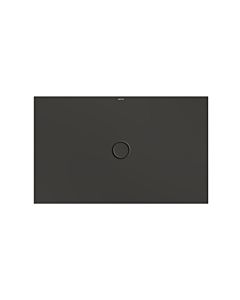 Bette BetteFloor Duschfläche 5793-401PLUS,T1 130x80cm, Glasur, Mini-Wannenträger, anthracite