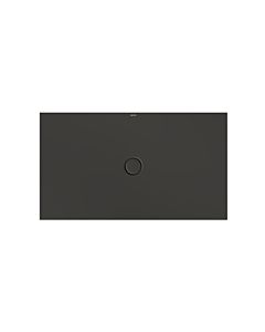 Bette BetteFloor Duschfläche 5801-401PLUS,T1 140x80cm, Glasur, Mini-Wannenträger, anthracite