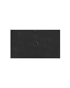 Bette BetteFloor Duschfläche 5801-790PLUS,T1 140x80cm, Glasur, Mini-Wannenträger, Midnight