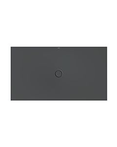 surface BetteFloor Bette match0 5818-400AE, T1 180x100cm, antidérapant/ Pro , support de bain Mini , corbeau