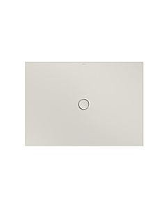 Bette BetteFloor zone de douche 5851-423PLUS, T1 140x100cm, glaçure, Mini -support de baignoire, lin