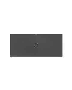 Bette BetteFloor zone de douche 5948-400PLUS, T1 160x70cm, glaçure, Mini -support de baignoire, corbeau