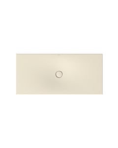 Bette BetteFloor zone de douche 5949-001PLUS, T1 160x75cm, glaçure, Mini -support de baignoire, pergamon