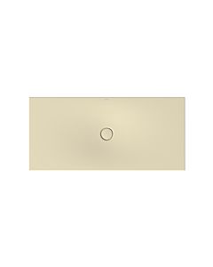 Bette BetteFloor zone de douche 5949-441PLUS, T1 160x75cm, glaçure, Mini -support de baignoire, crème