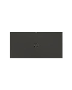 Bette BetteFloor Duschfläche 5957-401PLUS,T1 160x80cm, Glasur, Mini-Wannenträger, anthracite