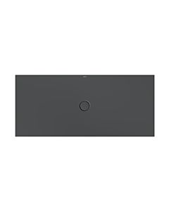 Bette BetteFloor zone de douche 5981-400T1 180x80cm, support de bain Mini , corbeau
