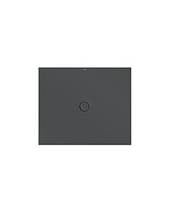 surface BetteFloor Bette match0 8661-400AE, T1 120x100cm, antidérapant/ Pro , support de bain Mini , corbeau