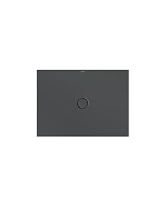 surface BetteFloor Bette match0 8731-400AE, T1 110x80cm, antidérapant/ Pro , support de bain Mini , corbeau