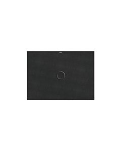 Bette BetteFloor Duschfläche 8731-790T1 110x80cm, Mini-Wannenträger, Midnight