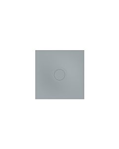 Bette BetteAir Duschfliese 7350-412AE,T2 900 x 900 mm, quartz, Rechteck, glasierter Titan-Stahl, mit Minimum-Täger