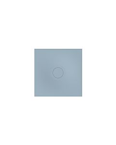 Bette BetteAir shower tile 7350-418PLUS, T2 900 x 900 mm, blue satin, rectangle, glazed titanium steel, with minimum carrier