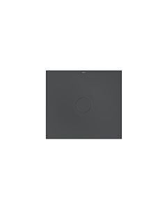 Bette BetteAir shower tile 7351-400AE, T2 1000 x 900 mm, raven, rectangle, glazed titanium steel, with minimum carrier