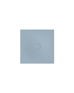 Bette BetteAir shower tile 7352-418PLUS, T2 1000 x 1000 mm, blue satin, rectangle, glazed titanium steel, with minimum carrier