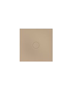 Bette BetteAir Duschfliese 7352-425AE,T2 1000 x 1000 mm, greige, Rechteck, glasierter Titan-Stahl, mit Minimum-Täger