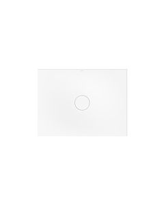 Bette BetteAir shower tile 7354-004PLUS, T2 1200 x 900 mm, edelweiß, rectangle, glazed titanium steel, with minimum carrier