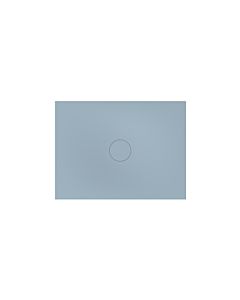Bette BetteAir shower tile 7354-418PLUS, T2 1200 x 900 mm, blue satin, rectangle, glazed titanium steel, with minimum carrier