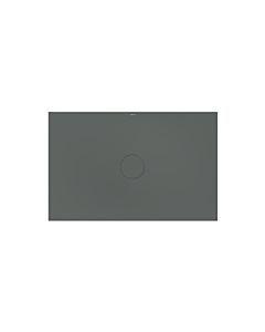 Bette BetteAir shower tile 7356-403PLUS, T2 1400 x 900 mm, smoke, rectangle, glazed titanium steel, with minimum carrier