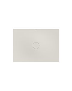 Bette BetteAir shower tile 7357-423PLUS, T2 1400 x 1000 mm, flax, rectangle, glazed titanium steel, with minimum carrier