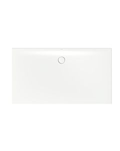 Bette BetteFloor Side zone de douche 3378-440PLUS 180x100cm, glaçure, neige