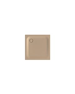 Bette BetteUltra Duschwanne 5930-425T 90x90x2,5cm, Wannenträger, greige