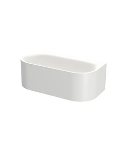 Bette BetteLux Oval Silhouette bath 3415-440CWVVS snow, 170x80x45cm, free-standing