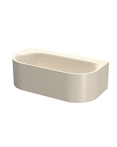 Bette BetteLux Oval Silhouette Badewanne 3417-001CWVVS pergamon, 190x95x45cm, freistehend