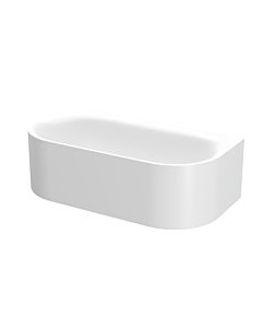 Bette BetteLux Oval silhouette baignoire 3417-004CWVVS blanc noble, 190x95x45cm, à poser