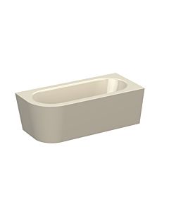 Bette BetteStarlet V Silhouette bathtub 6680-001CELVK pergamon, 165x75x42cm, with panel