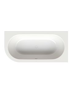 Bette BetteStarlet V Silhouette bathtub 6720-287CELVK star white, 195x95x42cm, with panel