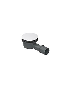 Bette drain fitting BetteCompact+ B568-000AX Anti-slip Sense, white, side-mounted 0.5 l/sec.