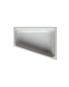 Bette BetteSpace L bathtub 1142-002PLUS 170x130x42cm, corner right, glaze, manhattan