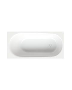 Bette BetteComodo bathtub 1622-004 170x75x45cm, overflow in front, foot end on the right, noble white