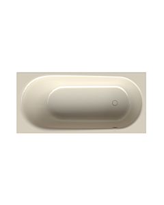 Bette BetteComodo bathtub 1622-001PLUS 170x75x45cm, overflow in front, foot end on the right, glaze, pergamon